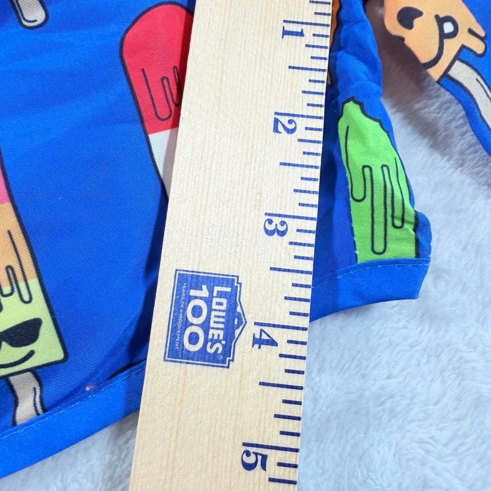 Andy & Evan Toddler Boys Blue Popsicle‎ Swim Set Rash Guard Trunks 4T NWT